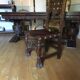 Dining room table with its Spanish Renaissance chairs