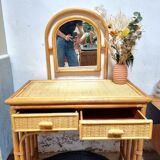 Rattan dressing table