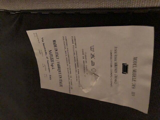 Sofa Natuzzi 3/4 seats