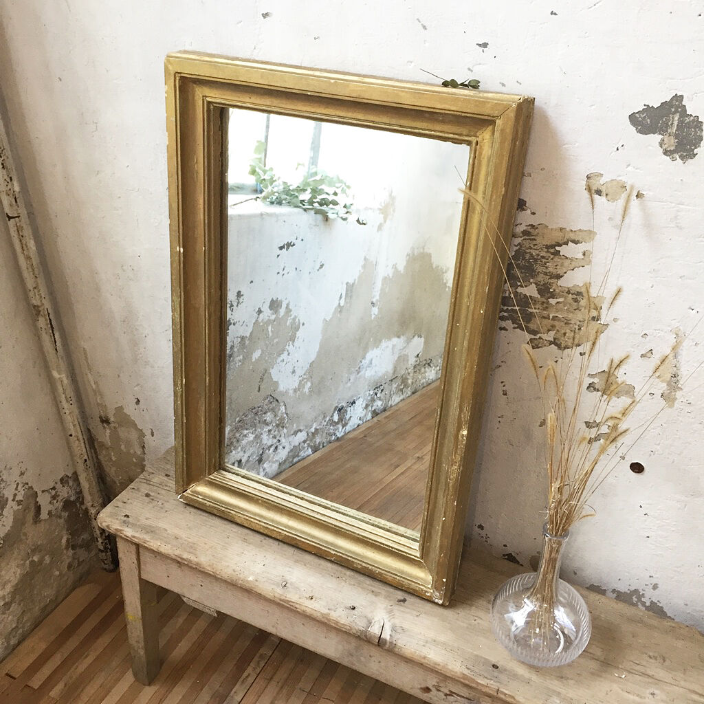 Golden rectangle mirror 79 x 53 cm
