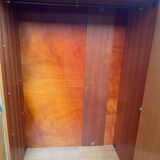 Scandinavian 3-door oak wardrobe from the 1960s, 155cm.