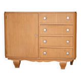 Art Deco oak chest of drawers (1950s/1960s). Very good condition.