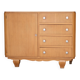 Art Deco oak chest of drawers (1950s/1960s). Very good condition.