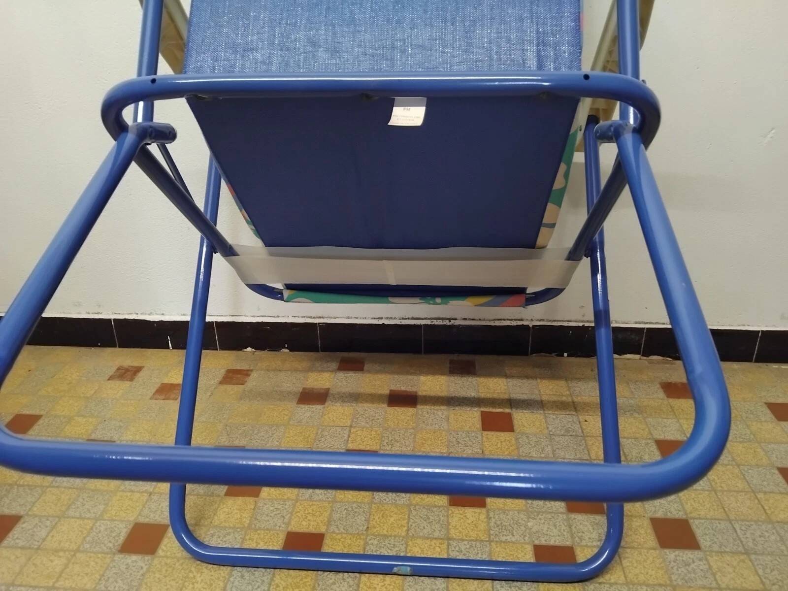 Pair of Vintage Lafuma Folding Camping Chairs