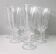 8 vintage champagne flutes