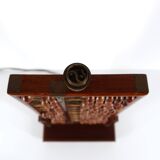 Old abacus lamp base, Chinese suanpan "lotus-flower brand"