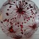 Acid-etched glass paste gourd vase signed bendor