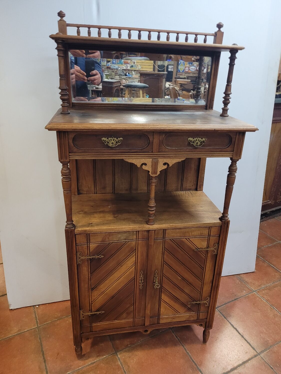 Walnut service furniture