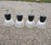 4 old metal workshop pendant lights