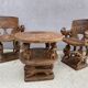 Salon africain en bois