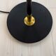 Modern mid-century floor lamp by Aage Petersen, for Le Klint, Denmark, 1970s.