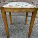 Tabouret style Louis XVI.tapisserie vintage