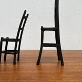 Vintage cast iron art sculptures, set of 3