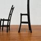 Vintage cast iron art sculptures, set of 3