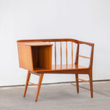 Scandinavian teak bench, 1960s