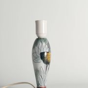 Scandinavian Modern Ceramic Butterfly Motif Table Lamp by Tilgmans, Sweden 1960