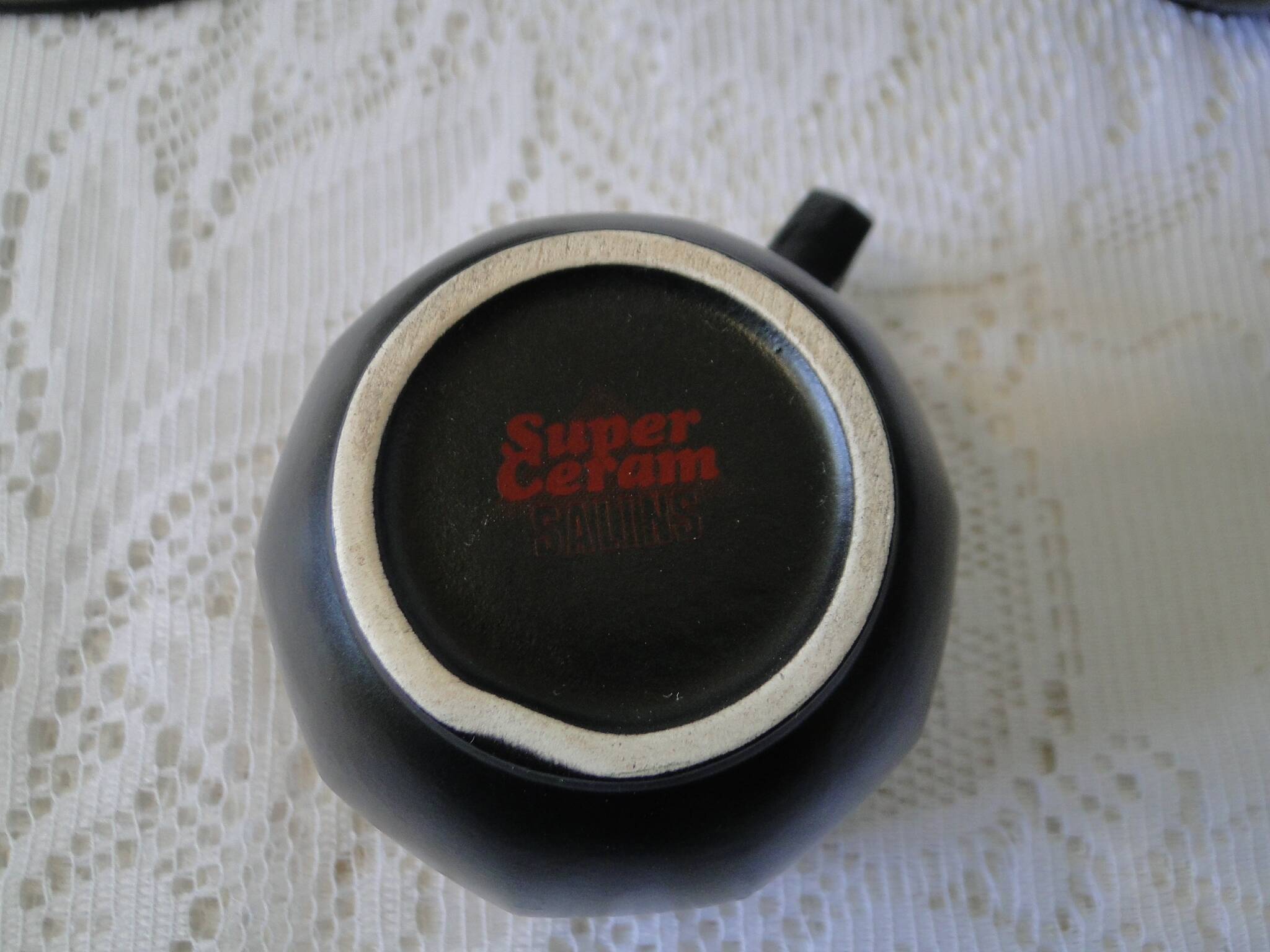 CERAMIC COFFEE OR TEA SERVICE 6 PIECES