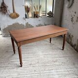 Turned leg cherry table 160cm