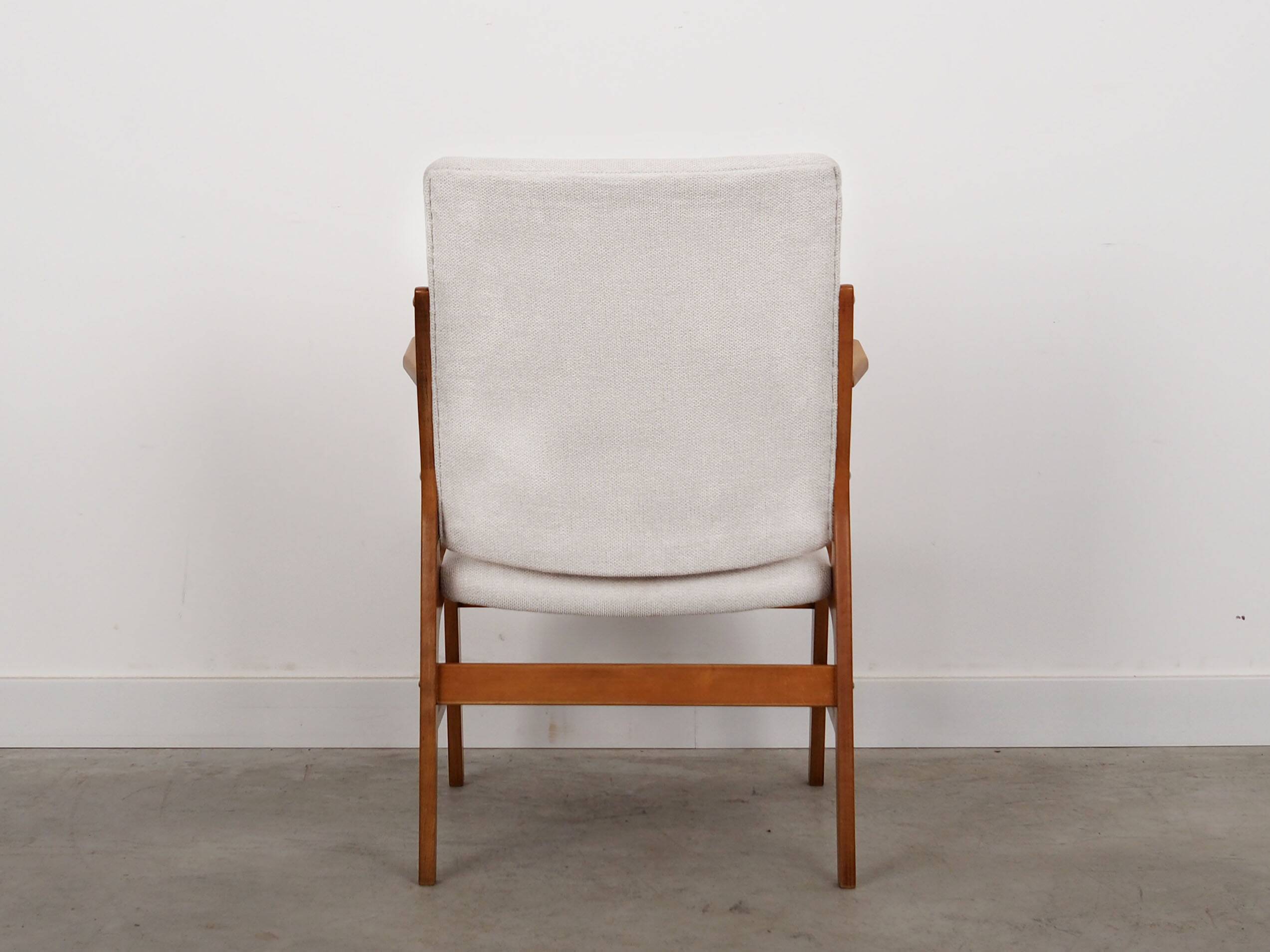 Beech armchair, scandinavian design, 1960s