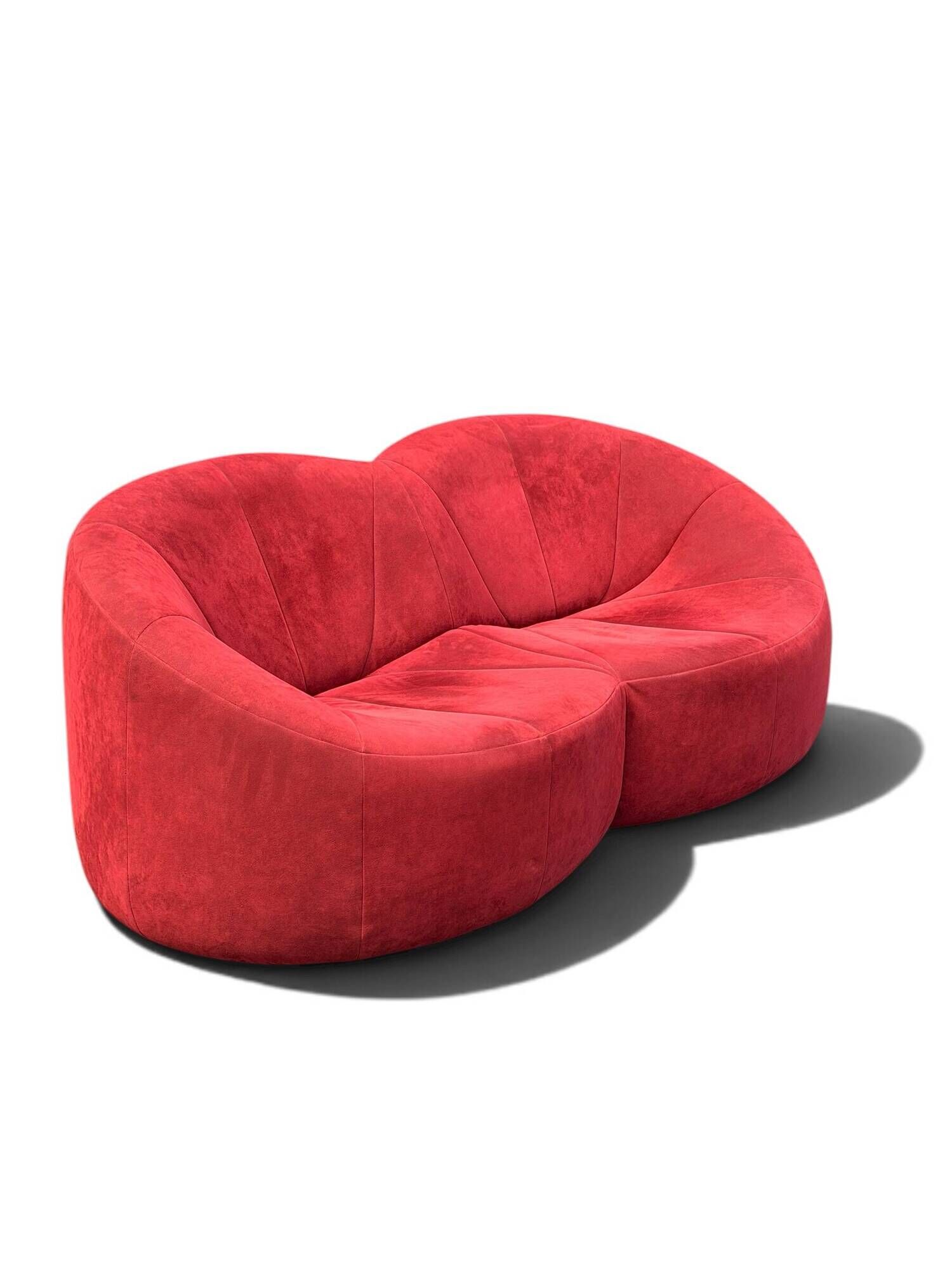 Red Pumpkin Sofa for 2 - Pierre Paulin - Ligne Roset (circa 2000)