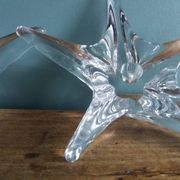 Bougeoirs cristal Daum France étoile de mer