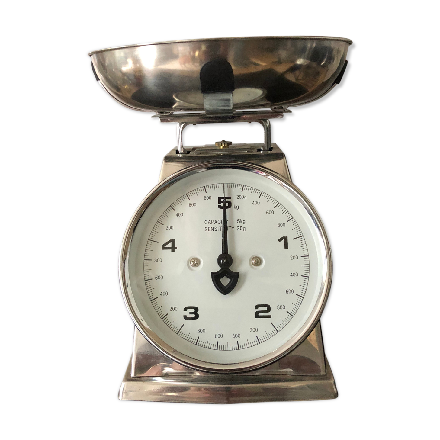 Vintage metal scale capacity 5 kg