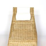 Rattan lounge chair