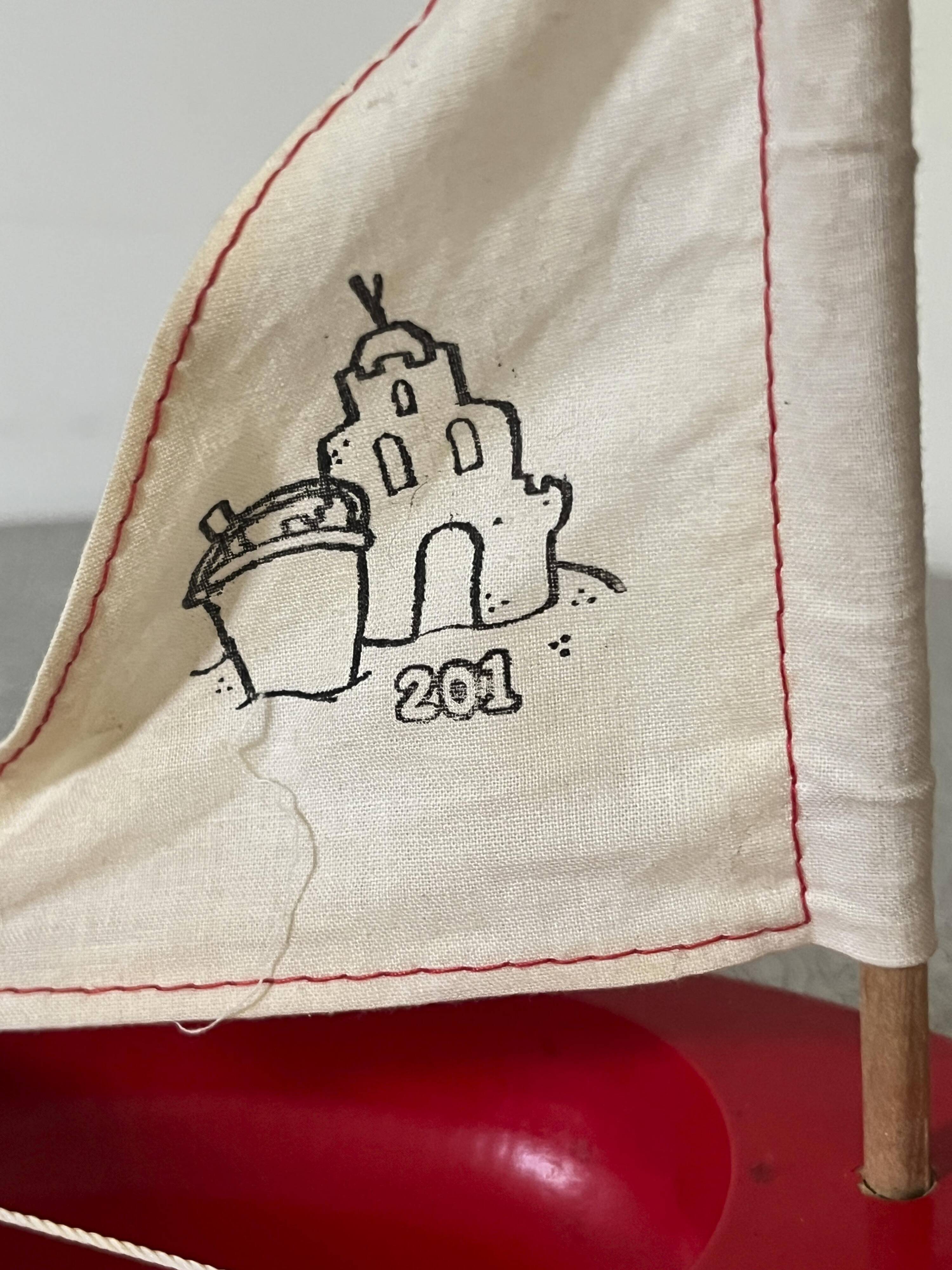 Tirot 201 basin sailing boat, vintage toy.