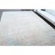 1970s Vintage Persian Handmade Wool Cotton Light Brown Area Rug 284x380