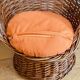 Vintage rattan / wicker armchair for children, 1970s