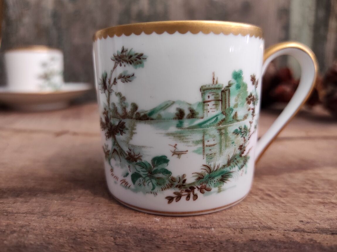 Vintage French coffee set, Limoges, Georges Boyer