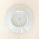 Set of six white porcelain deep plates by Pillivuyt.