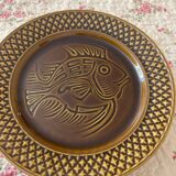Fish plates Set of 12 Sarreguemines Digoin