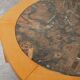 Table basse hexagonale en céramique plateau marbre