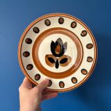 Lot of vintage Boch La Louviere soup plates from 1970, Kimono model - ann