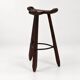 Set of 3 Vintage Brutalist Marbella Stools by Sergio Rodrigues
