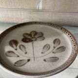 Set of 6 Sarreguemines stoneware dessert plates, Jocelyne pattern