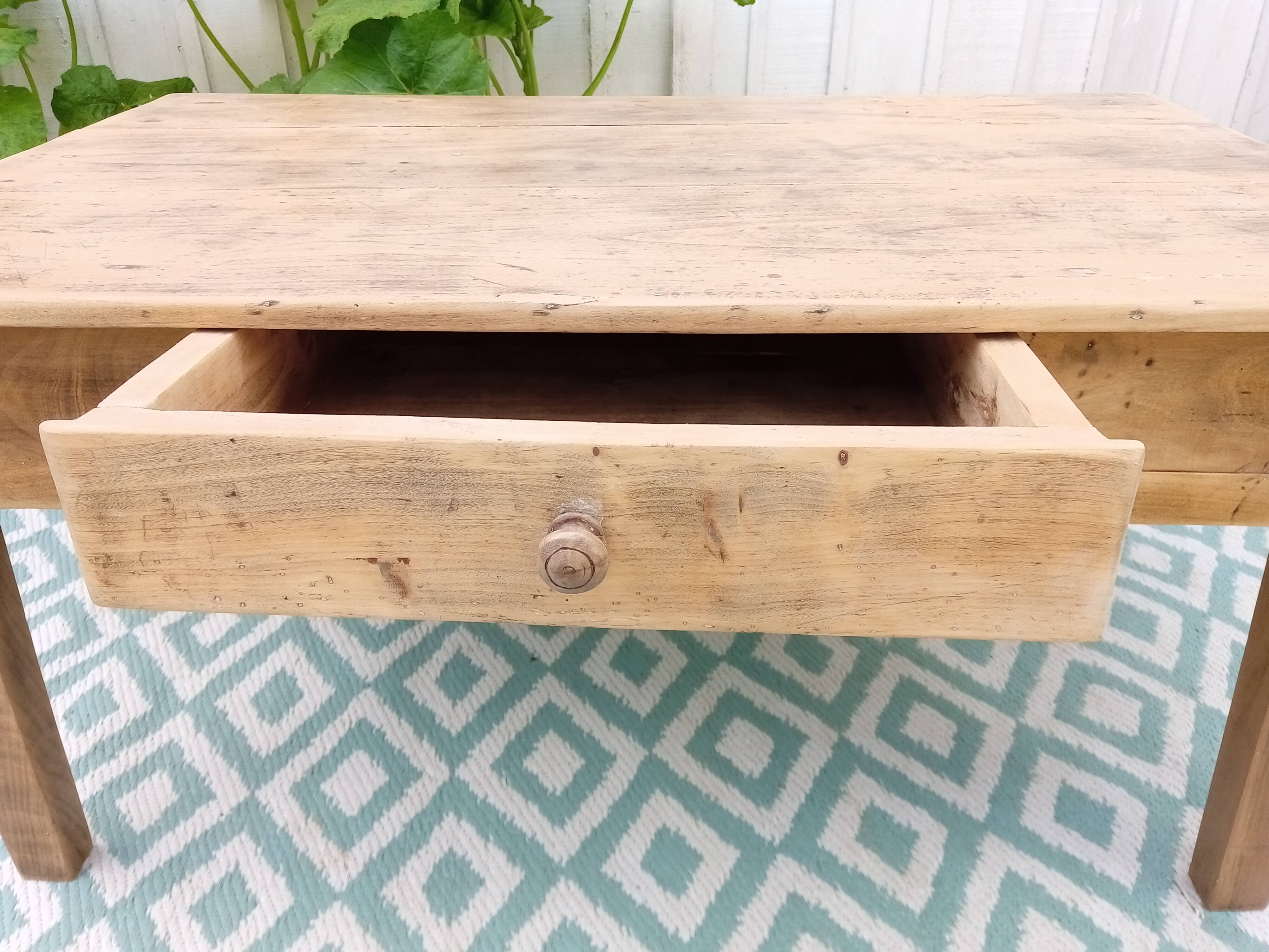 Antique wooden coffee table