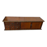 Meuble TV en bois exotique