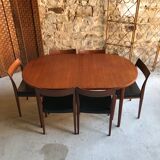 Table à manger scandinave et 6 chaises
