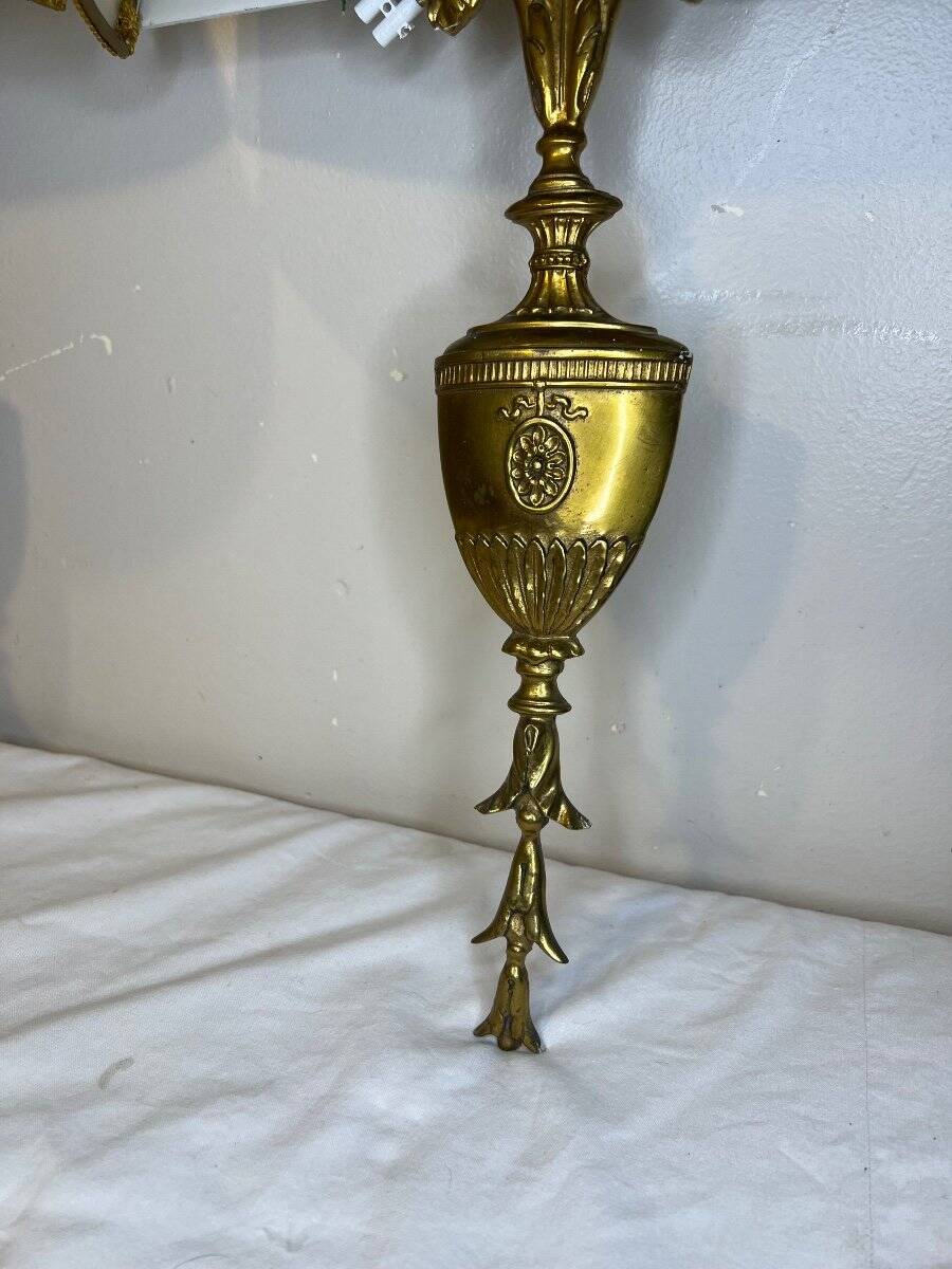 Large pair of wall sconces from the 20th century