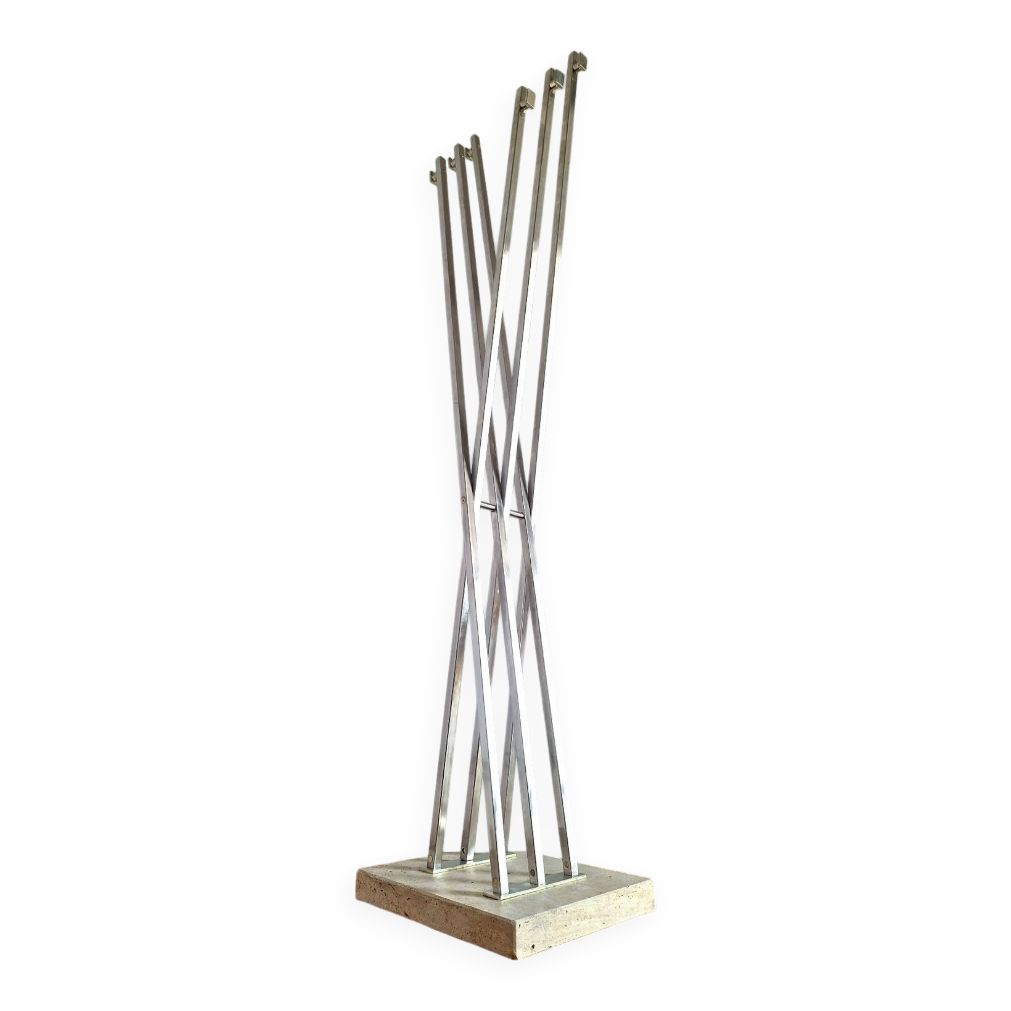 Vintage Roméo Rega coat rack, antique entrance furniture