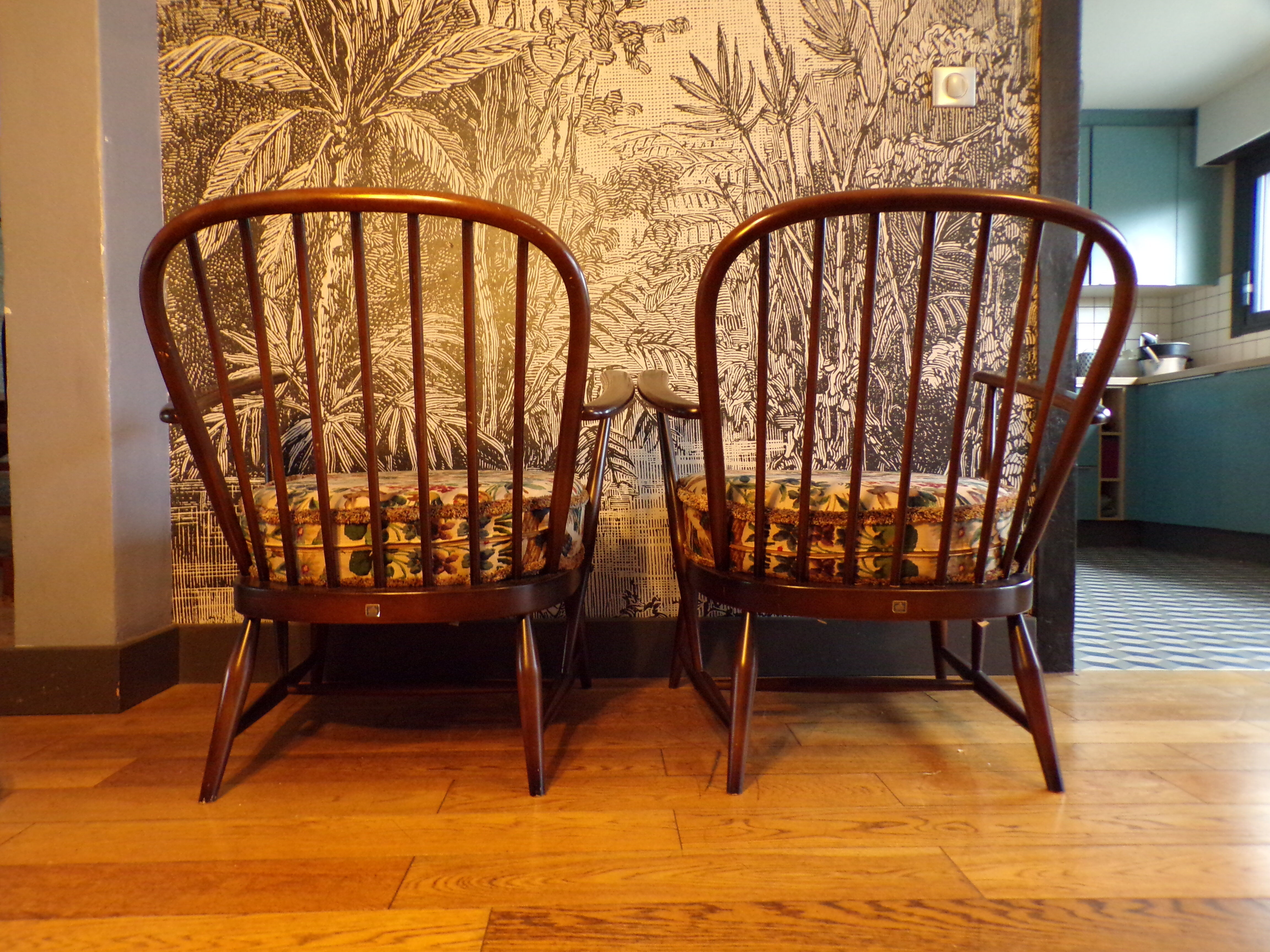 Pair of armchairs Windsor Ercol