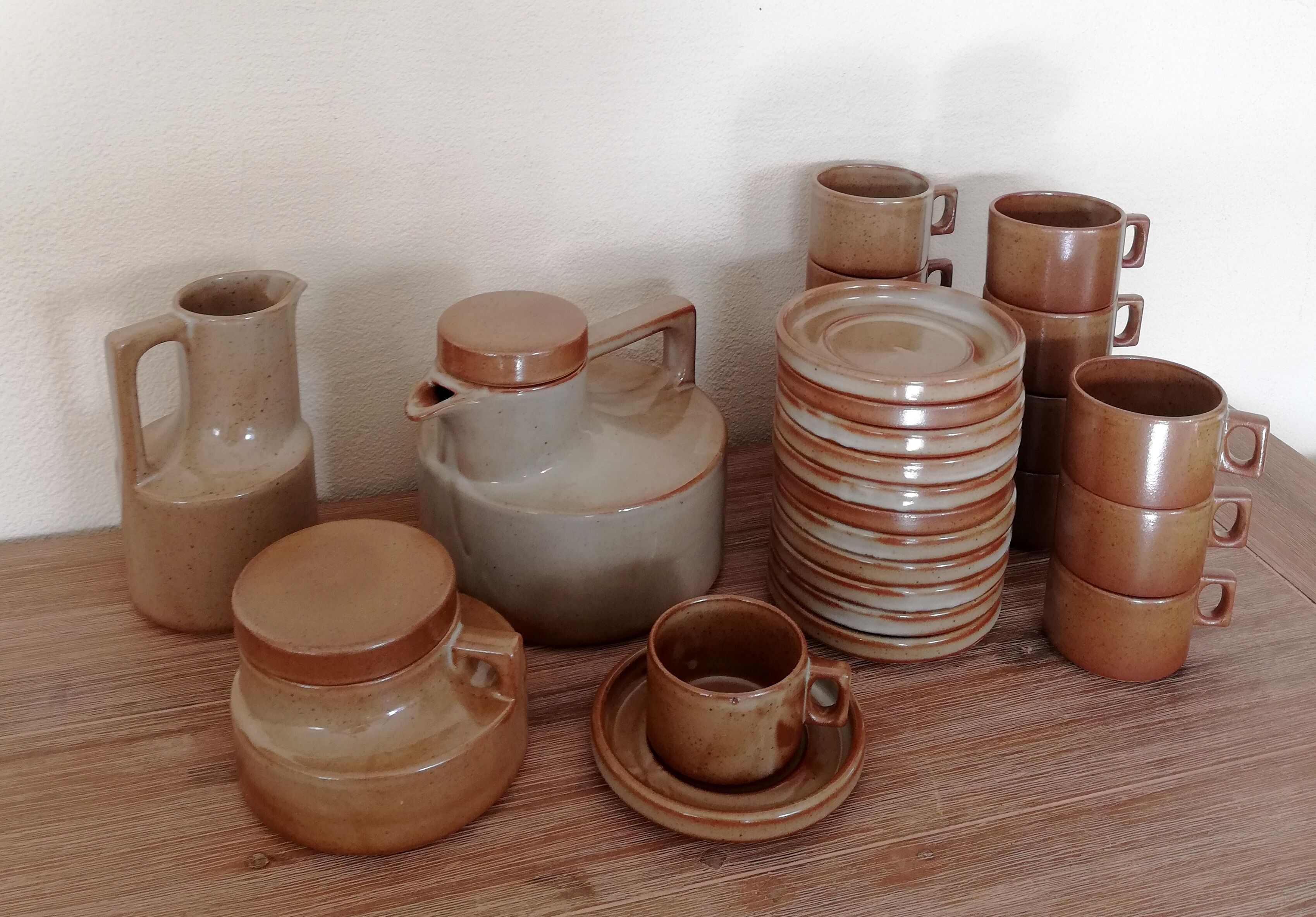 Coffee service Brenne Grès de France