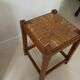 Solid oak stool
