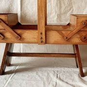 Worker - sewing box on vintage wooden legs - 3 floors