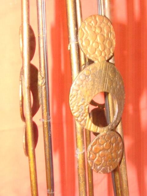 Chandelier in wrought iron from the "art deco" period (1925)