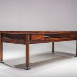 Mid-Century Modern Jacaranda Itamaraty Desk by Sergio Rodrigues for Oca, Brazil, 1960s