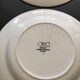 Set de 6 assiettes Digoin Sarreguemines modèle Olga