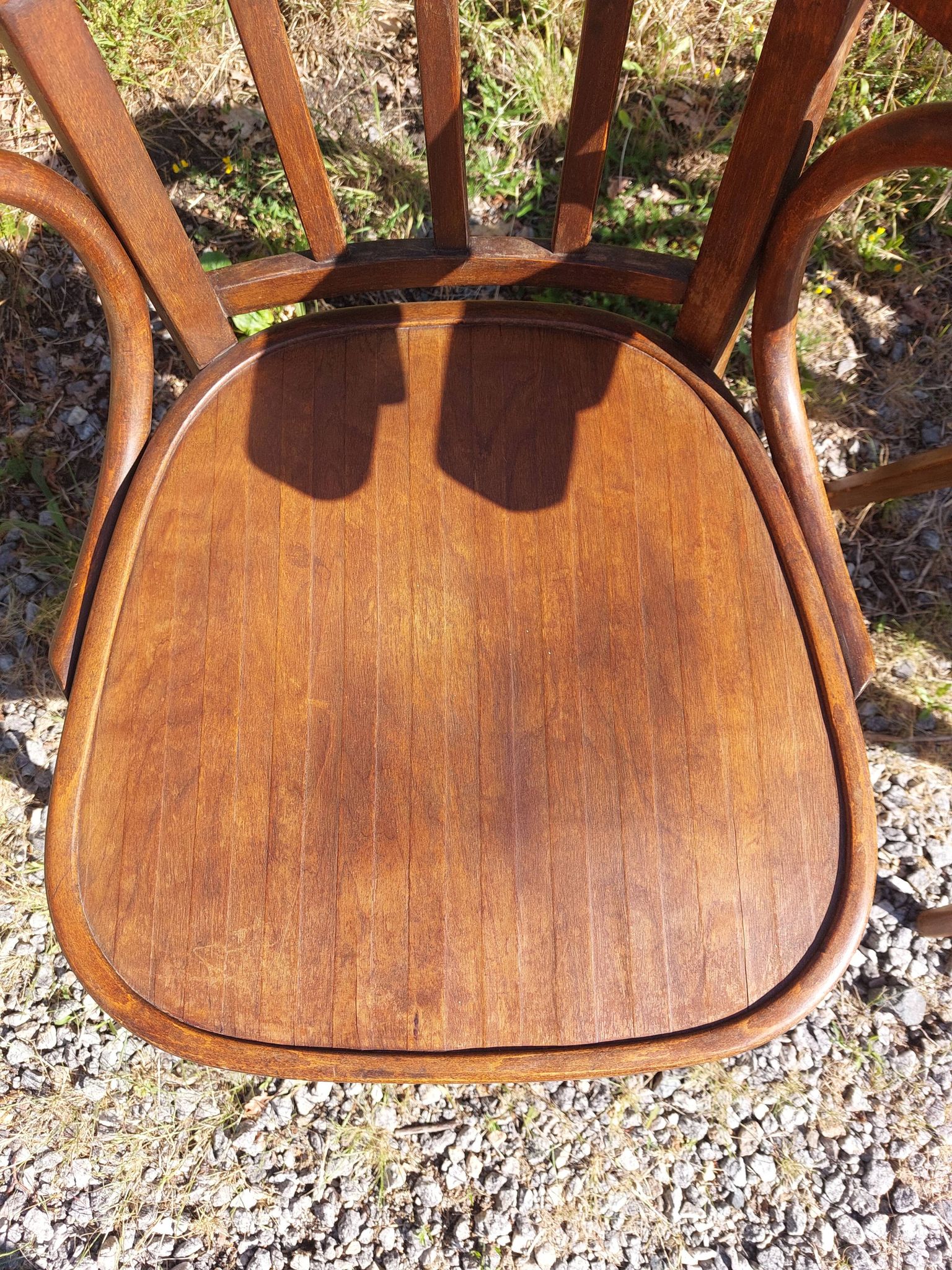 4 fauteuils Baumann en bois courbé